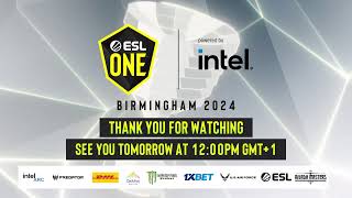 ESL One Birmingham 2024  Day 2 Stream C  Full Show [upl. by Friedberg]