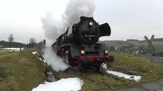 Geisterzug im Erzgebirge mit 50 3648 [upl. by Jenne97]