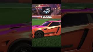 Clean fennec designs part 1 rocketleague trend rl viral shorts [upl. by Oni]