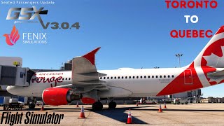 Fenix A320  NEW GSX Pro V304  Real Life Air Canada Rogue Ops  Vatsim ATC  MSFS2020 [upl. by Atinod]