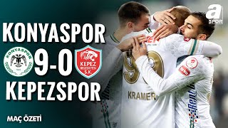 Konyaspor 90 Kepezspor  MAÇ ÖZETİ  Ziraat Türkiye Kupası 4 Tur Maçı  04122024 [upl. by Ronen814]