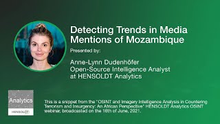 OSINT and Imagery Intelligence Analysis Teaser  Detecting Trends [upl. by Hilleary]