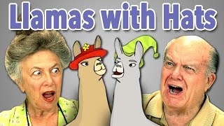 ELDERS REACT TO LLAMAS WITH HATS [upl. by Ioves]