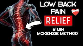 6Minute Daily Lower Back Stretch for PAIN RELIEF  McKenzie Exercise Method [upl. by Denbrook]