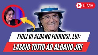 Figli di ALBANO CARRISI furiosi LASCIA TUTTO AD albano jr [upl. by Oicanata]