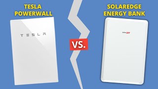 Tesla Powerwall vs SolarEdge Energy Bank Which Home Battery Is Best [upl. by Nediarb]