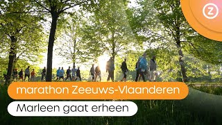 Marathon ZeeuwsVlaanderen Marleen gaat erheen [upl. by Suez259]