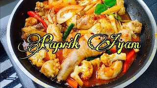 Resepi Paprik Ayam  resepipaprikayamsimple [upl. by Rizika]