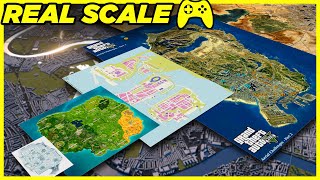 🕹️ VIDEO GAME MAP Size Comparison REAL SCALE 🎮 [upl. by Maurine]