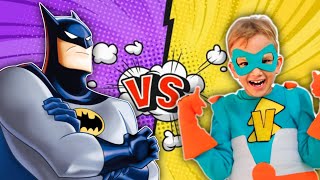 Vlad and Niki Vs Batman Superhero Subway running Gameplay  VladandNiki vladvaniki1 [upl. by Leitnahs]