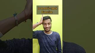 Isometric Neck exercises  Cervical isometrics  Neck flexion extension side flexion rotation [upl. by Merce]