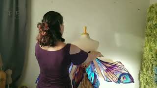 Fully Posable Iridescent Fairy Wings by Fancy Fairy [upl. by Nahsab76]