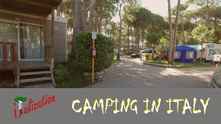 Camping in Italy in July 2020 Venice Scarpiland Village [upl. by Junina849]