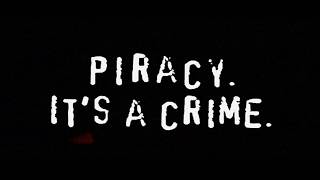 Antipiracy Ad  Piracy Its a Crime [upl. by Nalat]