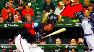 Heston Kjerstad Hit in Head by Pitch by Clay Holmes  Yankees vs Orioles  2024 MLB Highlights [upl. by Melleta]