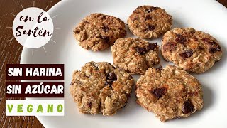 GALLETAS DE AVENA SALUDABLES EN 4 MINUTOS [upl. by Shurlocke359]