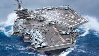 Worlds Largest Aircraft Carrier ROCKED By Deadly Storm Then This Happened [upl. by Eiramacissej332]