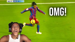 IshowSpeed Reage ao Ronaldinho Legendado [upl. by Nelleoj]