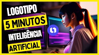 Como Fazer Logo Com Inteligencia Artificial Logotipo Profissional em 5 Minutos [upl. by Nnayelsel377]