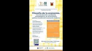 Presentación del libro Filosofía de la economía [upl. by Ynattyrb466]