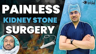 Painless Kidney Stone Surgery  No stitches NO Cuts  Laser Kidney Stone Treatment RIRS painless [upl. by Haywood]