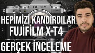 FUJIFILM XT4 GERÇEK 1 SENELİK KULLANIM  BUNLARI SÖYLEMELİYDİNİZ 🤔😨😱 [upl. by Rexer]