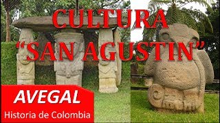 CULTURA SAN AGUSTIN  COLOMBIA  AEDUCACION [upl. by Worden]