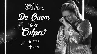 Marília Mendonça Se Emociona Ao Cantar quotDe Quem É A Culpaquot [upl. by Averir530]