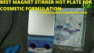 BEST MAGNETIC STIRRER HOT PLATE FOR COSMETIC FORMULATION Unboxing JoanLab HS12 Hotplate Stirrer [upl. by Maida]