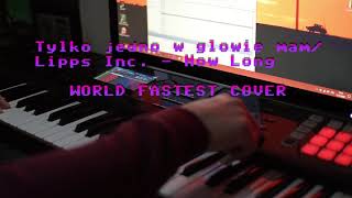 Tylko jedno w glowie mam  Lipps Inc  How long one take world fastest cover Roland FA06 [upl. by Frum]