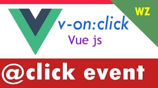 click event in vue js  web zone [upl. by Gerkman363]