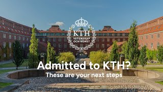 Webinar  Admitted to KTH These are your next steps [upl. by Sardse]