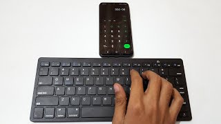 How to Connect Bluetooth Keyboard to Mobile [upl. by Yeslehc]