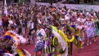 Grand Entry  2016 Hunting Moon Pow Wow  PowWowscom [upl. by Eiloj128]