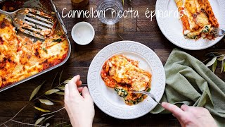 Cannelloni à la ricotta et épinards la recette traditionnelle italienne végétarien [upl. by Hurff]