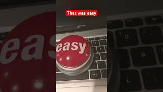 Just got an easy button from Staples easybuttonstaples [upl. by Calva]