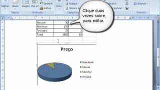 Word  Tabelas e Gráficos do Excel no Word [upl. by Ahseiuqal982]