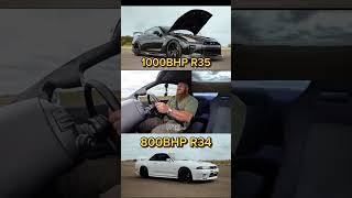 R35 1000BHP VS R34 800BHP اكسبلورexplore [upl. by Nnyleuqcaj]