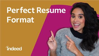 How to Format a Resume for Success in 5 Easy Steps  Indeed Career Tips [upl. by Aikram]