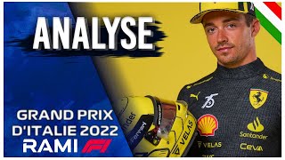 ANALYSE F1  GRAND PRIX D’ITALIE 2022🇮🇹 [upl. by Yeliab]