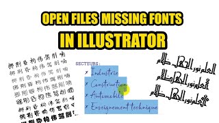 Master Illustrators Missing Font Challenge Convert Text Effortlessly [upl. by Wilton]