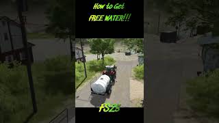 FS25 Tips How to get Free Water [upl. by Eddina]