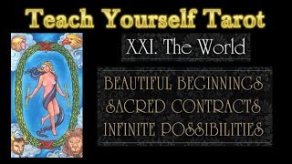 Teach Yourself Tarot  21 The World [upl. by Illehs841]