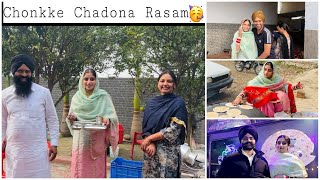 Chonkke Chadona Rasam 🥳  Anmol Bhullar  Vlog [upl. by Rafaelia534]