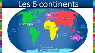 Les continents [upl. by Suoiluj]