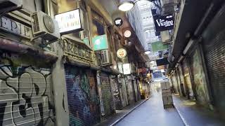 Testing Gaussian Splatting 153 frames Laneway Melbourne Xperia 1 II [upl. by Ecylahs]