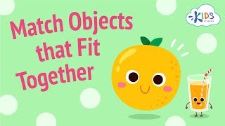 Matching Objects for Kids  Matching Games for Preschool  Kids Academy [upl. by Yhtnomit]