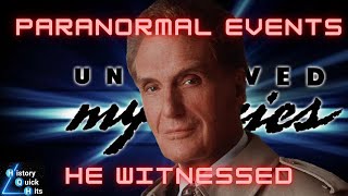 Unsolved Mysteries Robert Stack  Did he believe in UFOs Levitation and Fortune Telling YES [upl. by Amorete969]