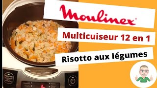 Risotto aux légumes au multicuiseur 12 en 1 Moulinex [upl. by Ainelec339]