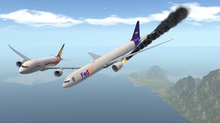 MidAir Collision Compilation In SimplePlanes 7 [upl. by Nidraj]